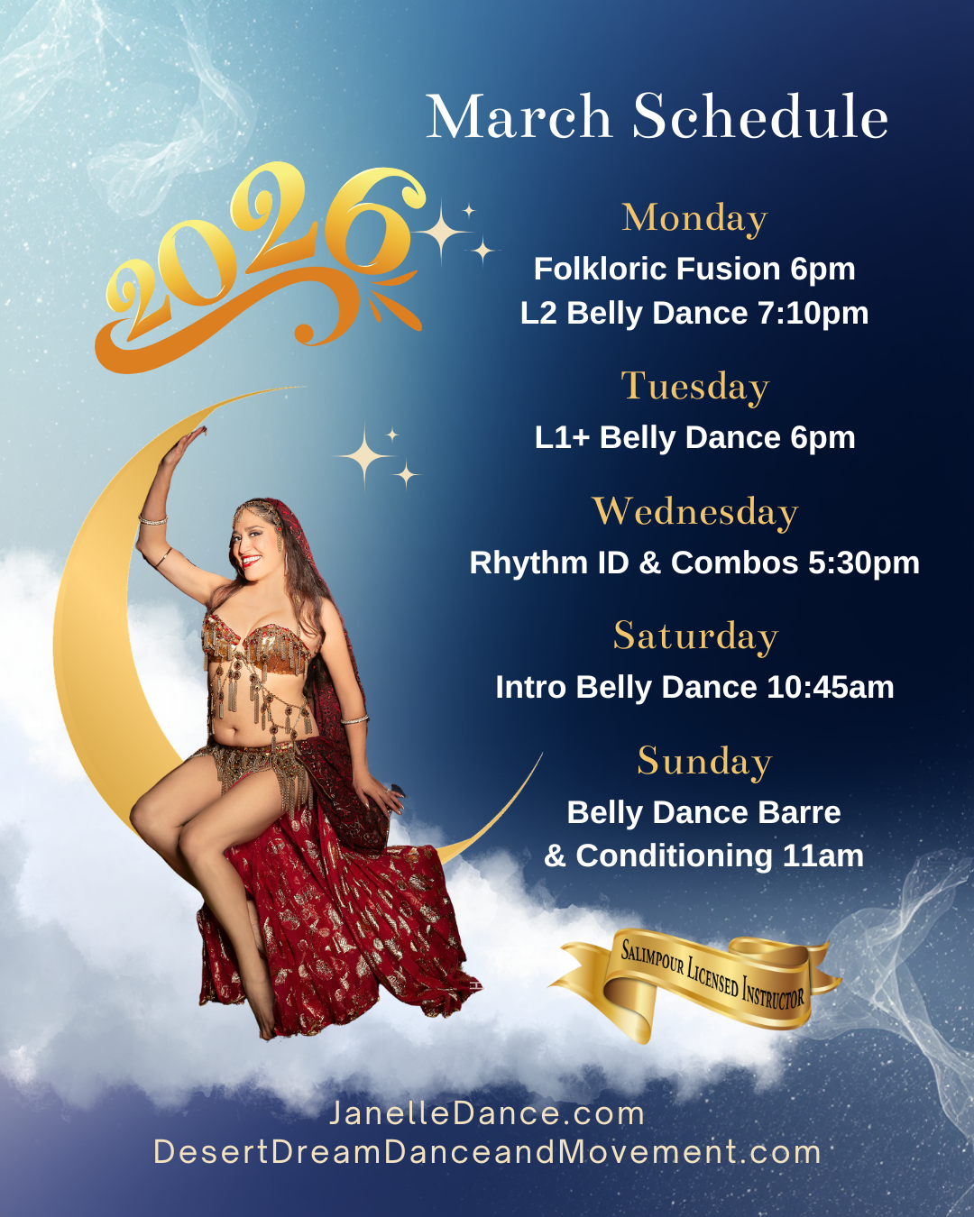 March 2026 Schedule March 2026 Schedule